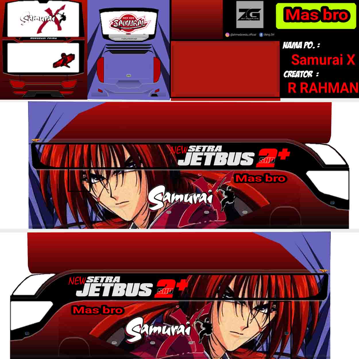 download livery bussid format png anime