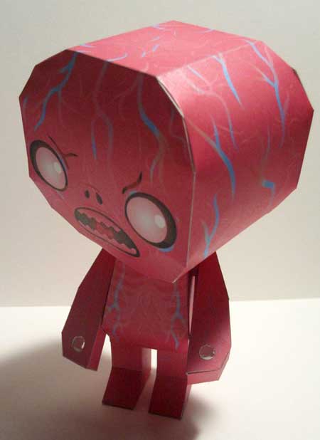 Raw Gums Papercraft