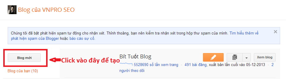 Hướng dẫn cách tạo Blogspot đơn giản dễ làm