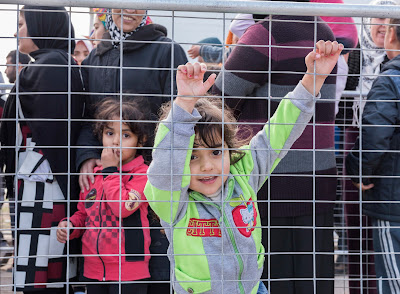 Photo of Turkish refugees in Chios, Greece, 2016