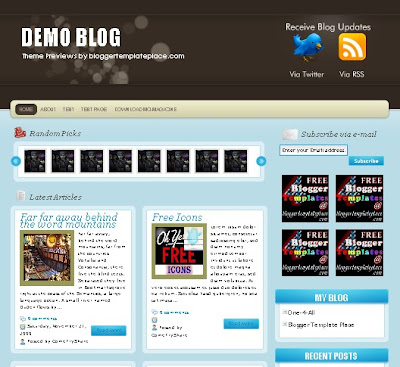 Templates  Blogger on Moi Magazine   Delight Blogger Template