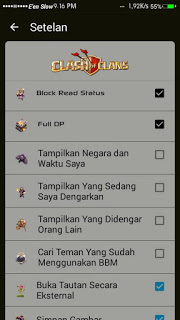 Download BBM MOD Clash Of Clan Base Versi 2.10 Terbaru