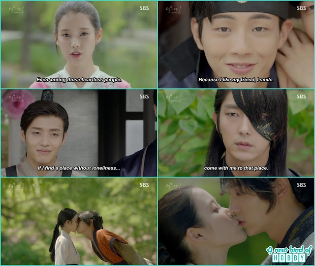 hae Soo remember all the past good moments with Prince and King Wang Jung- Moon Lovers Scarlet Heart Ryeo - Episode 20 Finale (Eng Sub)