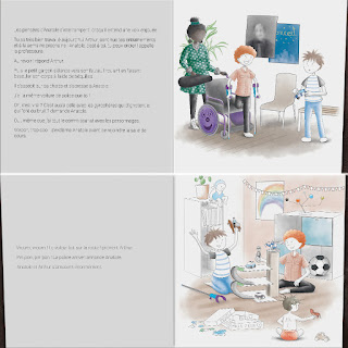 Anatole et son nouvel ami, livre pour enfant sur l'handicap et l'IEF, instruction en famille, école à la maison, de Marie Marchal et Audrey Janvier