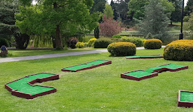 Mini Golf course at Queens Park in Crewe