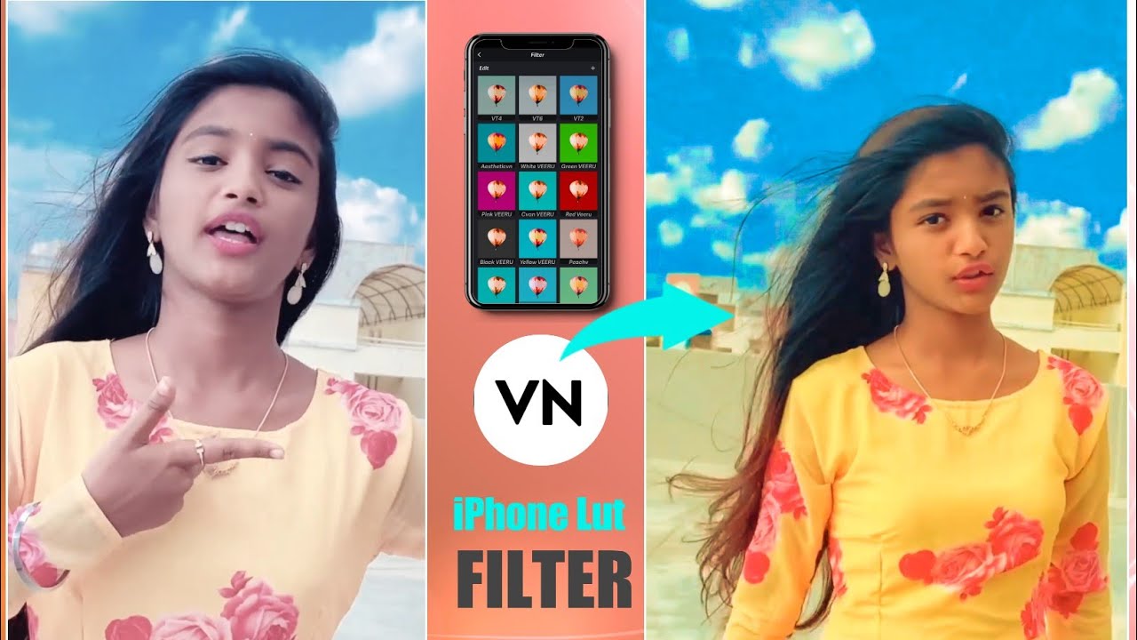 Download iPhone vivid VN LUT Filter to colour grading