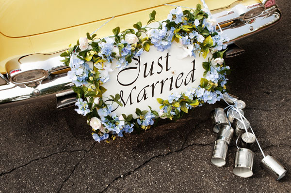 Just Married Vintage Sign 6