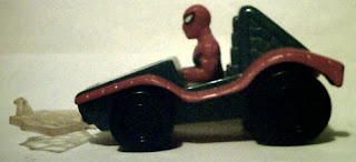 Side view of Spider-Man buggy 1996 with web down