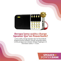 Speaker Qur'an Al-Akram Powerbank Traveller