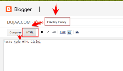 Cara Praktis Membuat Privacy Policy Pada Blog Terbaru