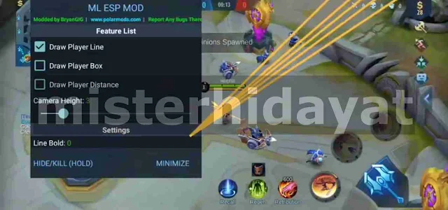 Download Mobile Legends MOD Apk Jokerart/Platinmods/Polarmods Patch Terbaru