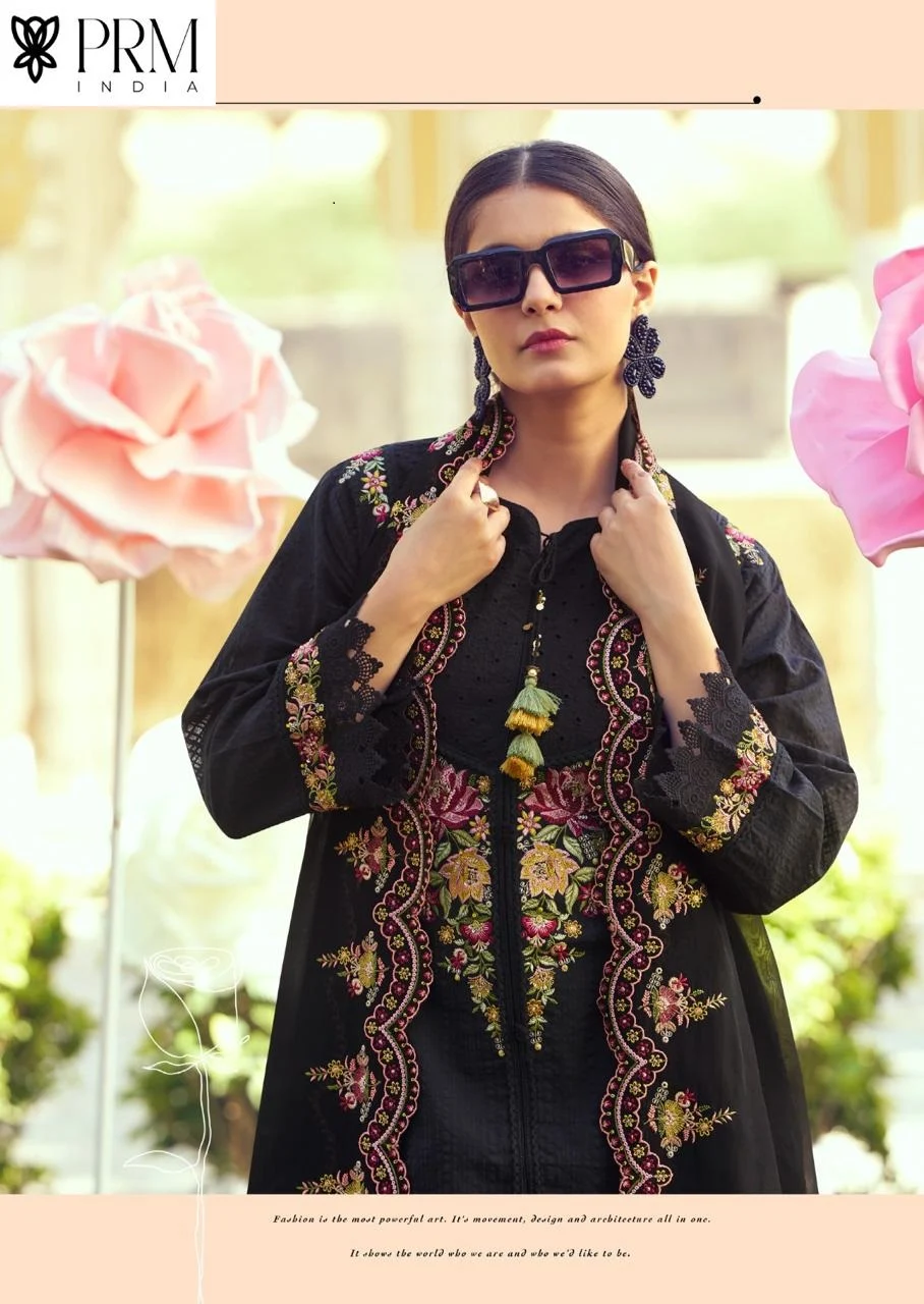 Eden Rose Prm India Cotton Handwork Readymade Pant Style Suits