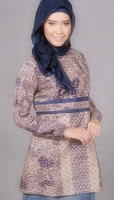 model+baju+batik+muslim+(2) Model Baju Batik Muslim Trend Terbaru