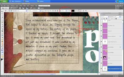 Screen shot for text tutorial by Cammy Plummer, Creative Team Member