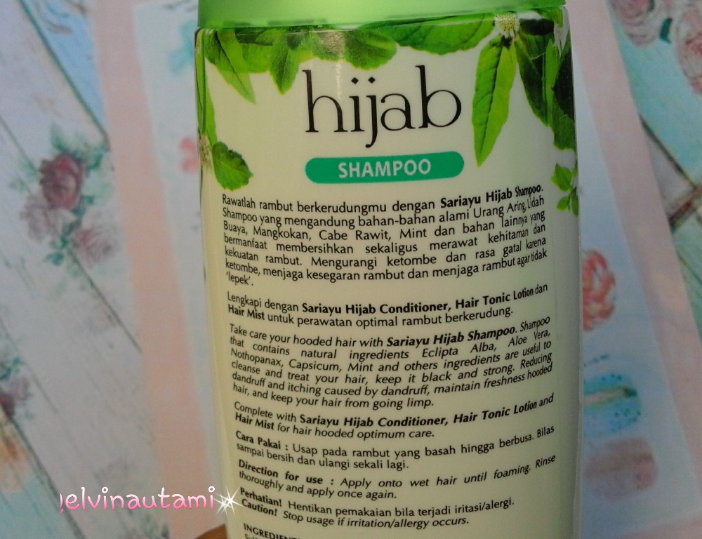 Blogger Pesona Cleopatra: Review Sariayu Paket Hijab Hair 