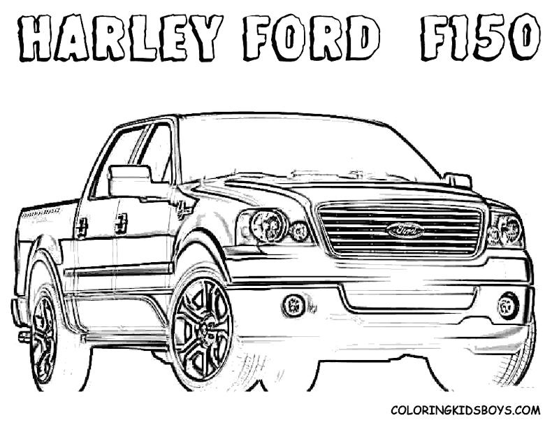 finest truck coloring pages title=