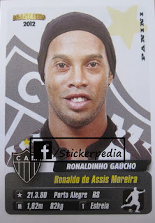 Ronaldinho Atletico Mineiro Campeonato Brasileiro Panini 2012