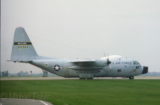 65-0966 WC-130H. 53rd WRS USAF Mildenhall1978
