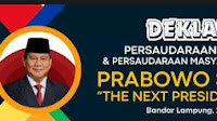 Persaudaraan 98 Bersama Persaudaraan Masyarakat 08 Lampung Deklarasi Dukung Prabowo-Gibran