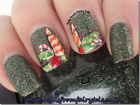 merry christmas nail art 3