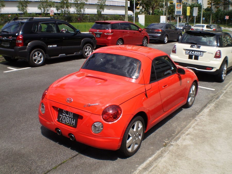 Spotted a very cute car called Daihatsu Copen Daihatsu Copen is a 2door 