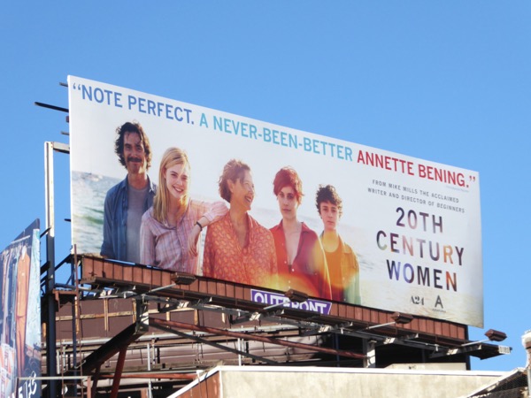 20th Century Women film billboard