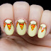 Pizza Bunting Nail Art