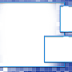 frame photo si biru yang simpel