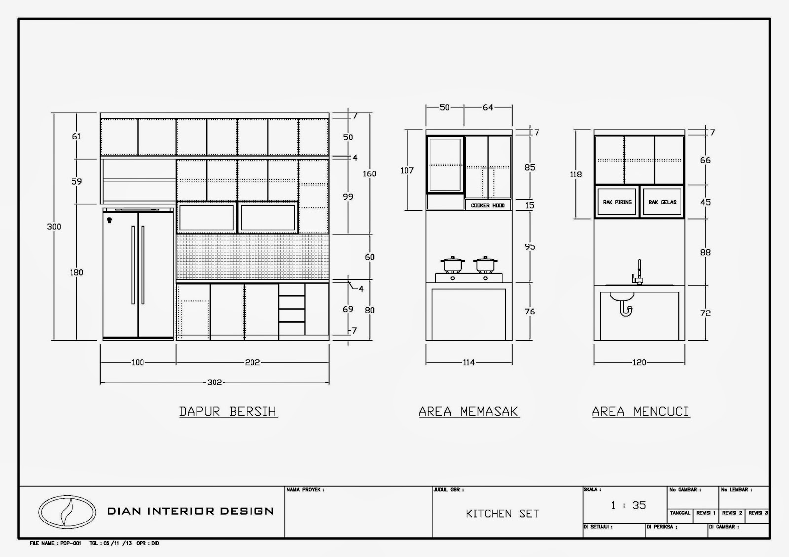  DAPUR  BERSIH DAN DAPUR  KOTOR Dian Interior Design