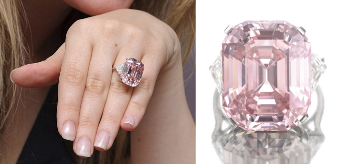 Pink diamond rings in australia