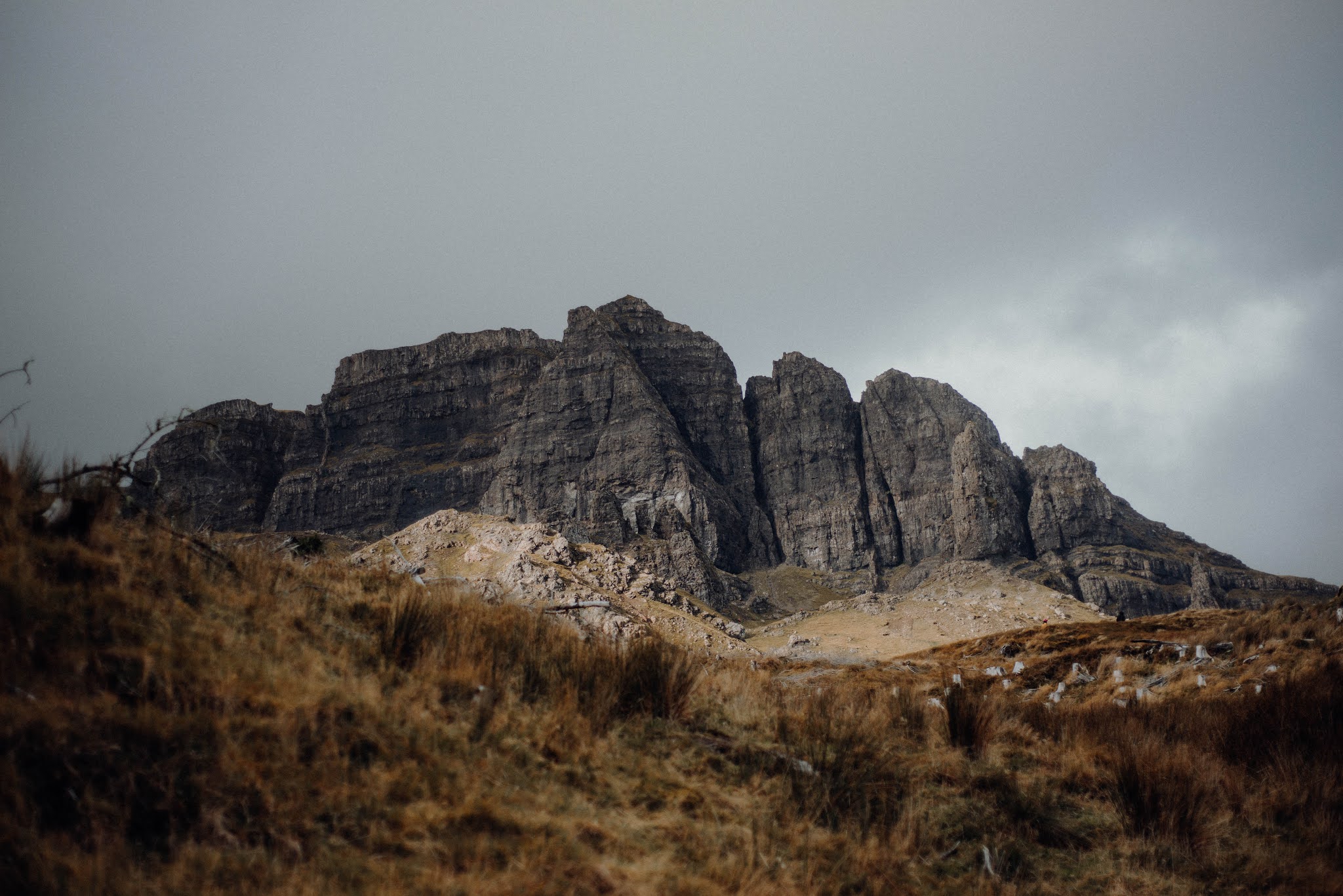 Old Man of Storr, Skye liquid grain