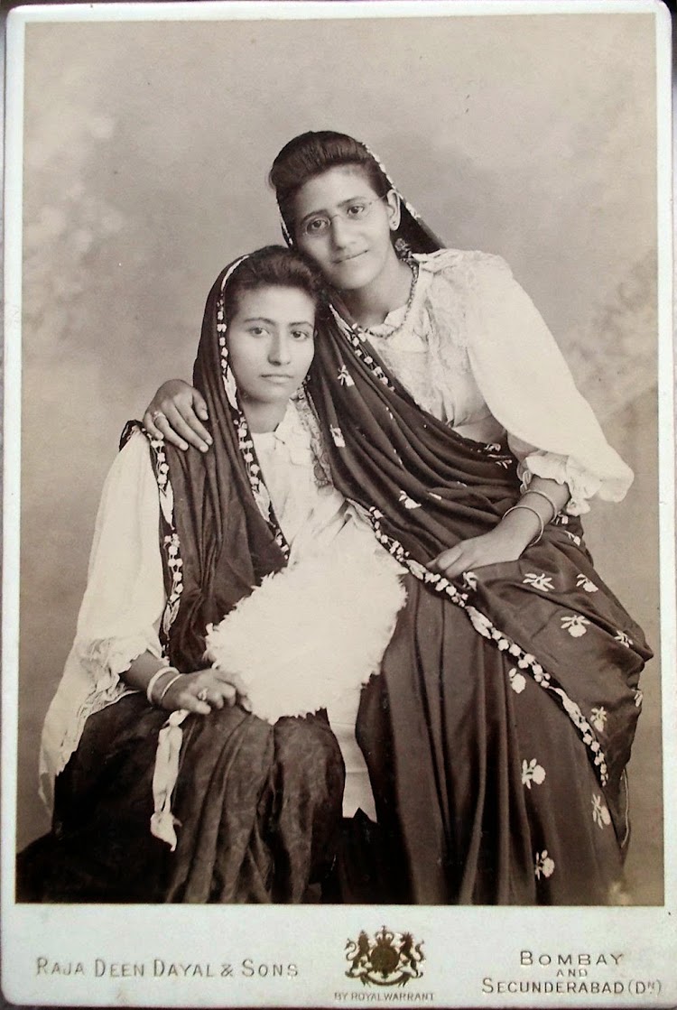 Portrait of Two Women by Raja Deen Dayal and Sons - Date Unknown