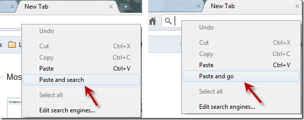 Chrome Paste And Search Or Paste And Go Feature