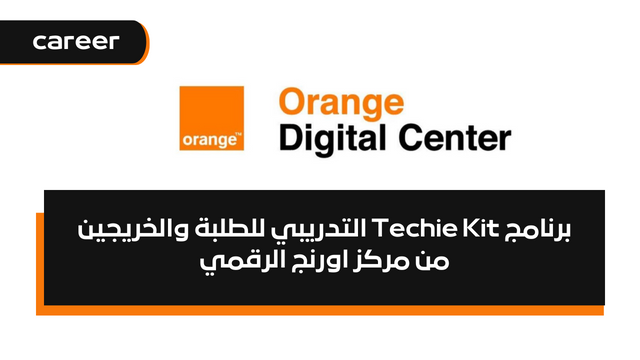 برنامج Techie Kit التدريبي للطلبة والخريجين من مركز اورنج الرقمي Orange Digital Center Egypt free course