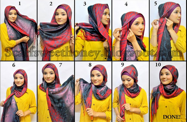 nurul cindy amelia diary39;s: tutorial menggunakan hijab