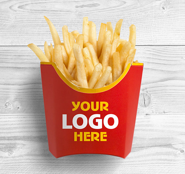 Download French Fries Packaging Mockup Kemasan Kentang Goreng Free ...