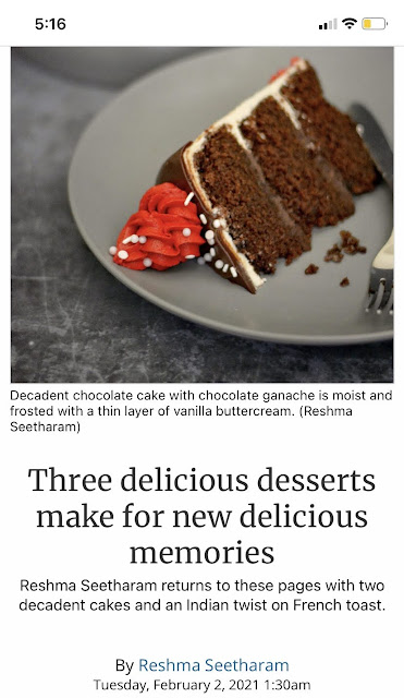 Recipes in the Herald