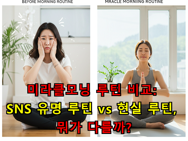 미라클모닝 루틴 비교