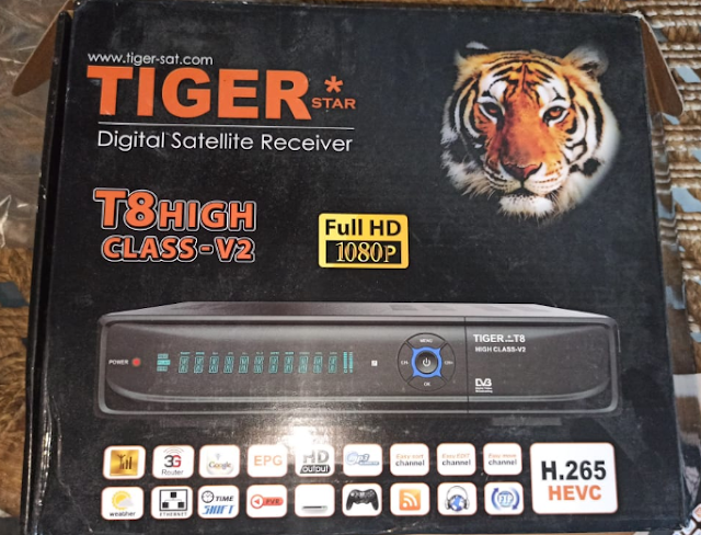 TIGER T8 HIGH CLASS V2 HD RECEIVER NEW SOFTWARE V3.95 UPDATE SERVICE TO VERSION 1.35