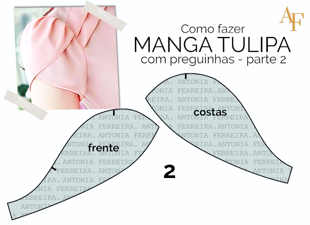 MANGA TULIPA COM PREGUINHAS: aprenda a modelar