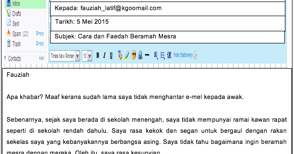 Contoh Soalan Karangan Naratif - Persoalan p