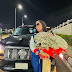 BBTitans' Yvonne's lands in Nigeria, fans shower her with dollar bouquet, gifts
