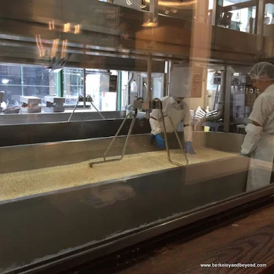 cheesemaking at Beecher's Handmade Cheese in NYC