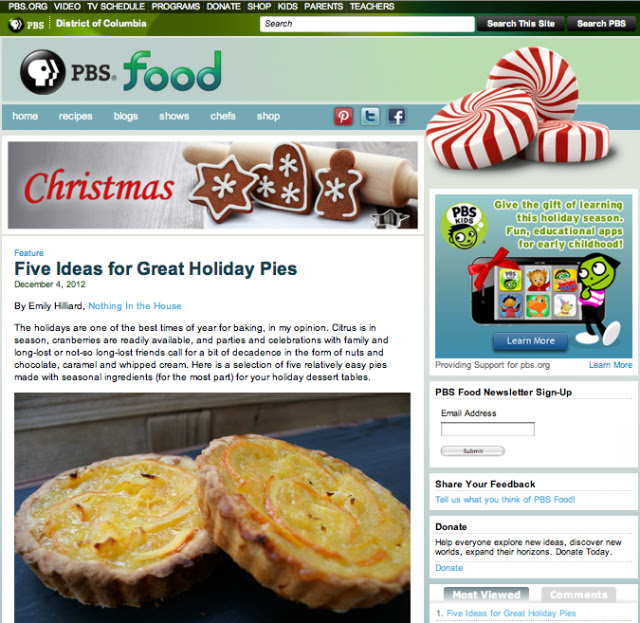 Holiday Pies on PBS Food 