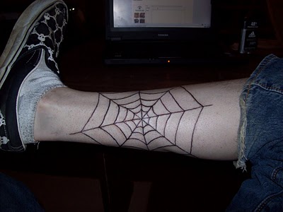 Spider Web Tattoo Designs