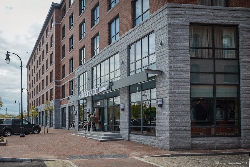 May 2014 Construction in Portland, Maine USA Courtyard by Marriott 321 Commercial Street Photo by Corey Templeton