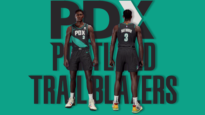 Portland Trailblazers 2022-2023 City Jersey by Cheesyy | NBA 2K22