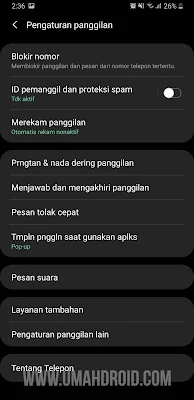 Pengaturan Panggilan di HP Android