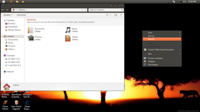 Cara Mengubah Tampilan Windows 7 Mirip Ubuntu