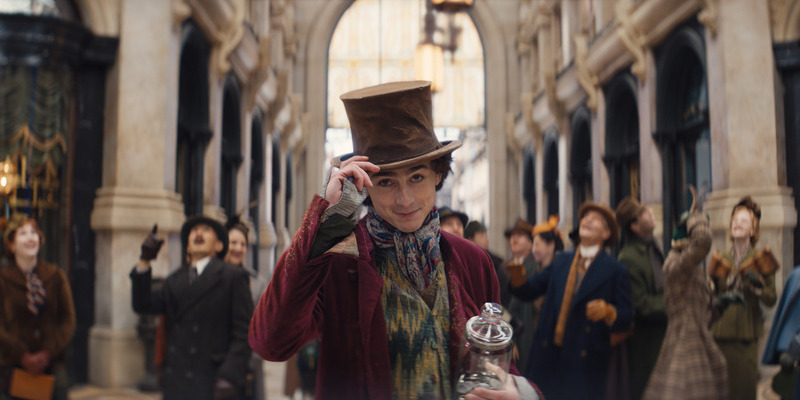 First Trailer and Poster for WONKA, Starring Timothée Chalamet